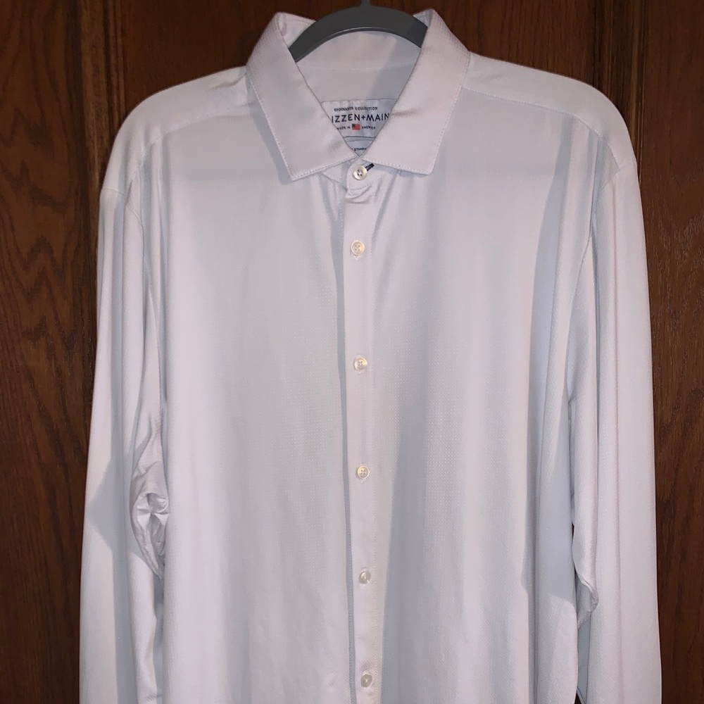 Men’s Mizzen+Main White Spinnaker Dress Shirt
